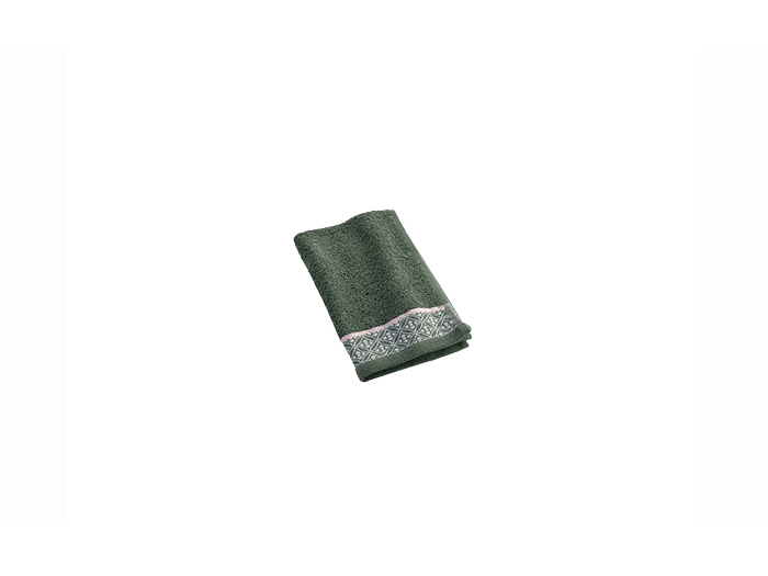 belina-jacquard-terry-cloth-hand-towel-khaki-green-30cm-x-50cm