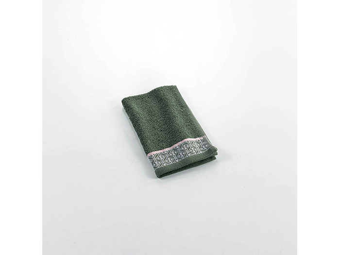 belina-jacquard-terry-cloth-hand-towel-khaki-green-30cm-x-50cm