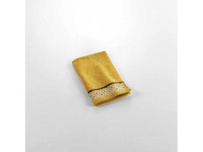 belina-jacquard-terry-cloth-hand-towel-honey-yellow-30cm-x-50cm