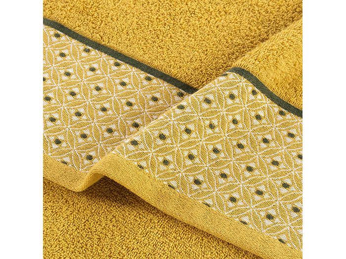 belina-jacquard-terry-cloth-bathroom-towel-honey-yellow-50cm-x-90cm
