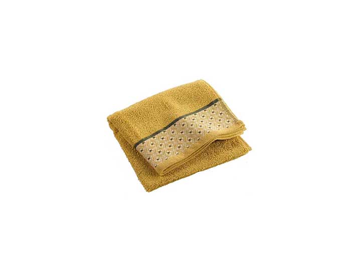 belina-jacquard-terry-cloth-bathroom-towel-honey-yellow-50cm-x-90cm