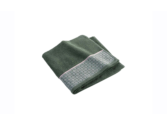 belina-jacquard-terry-cloth-shower-towel-khaki-green-70cm-x-130cm