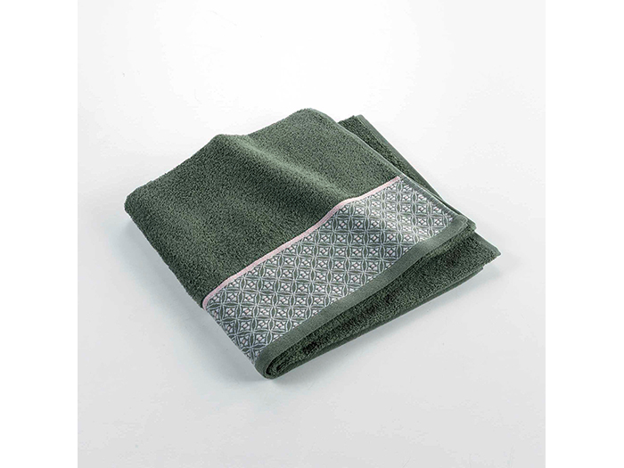 belina-jacquard-terry-cloth-shower-towel-khaki-green-70cm-x-130cm