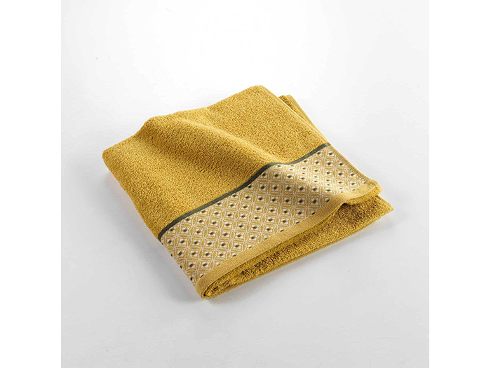 belina-jacquard-terry-cloth-shower-towel-honey-yellow-70cm-x-130cm