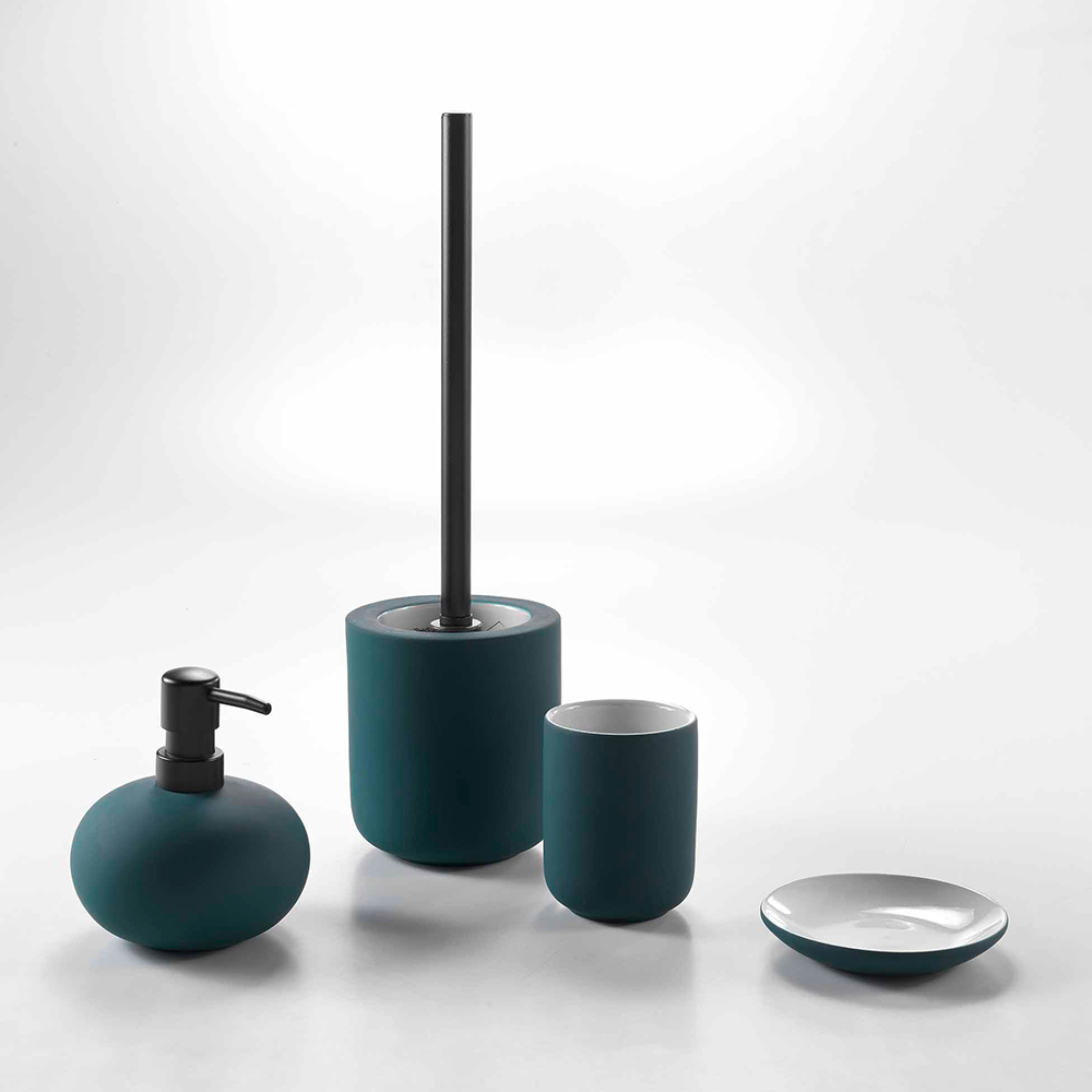 mambo-soft-touch-stoneware-soap-dish-emerald-green-11-5cm