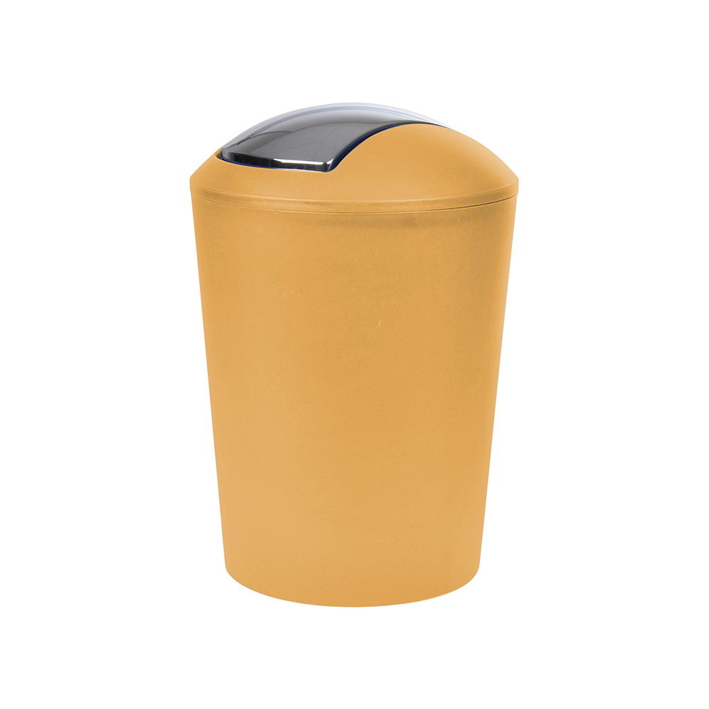 vitamin-plastic-swing-lid-waste-bin-ochre-yellow-5-6l