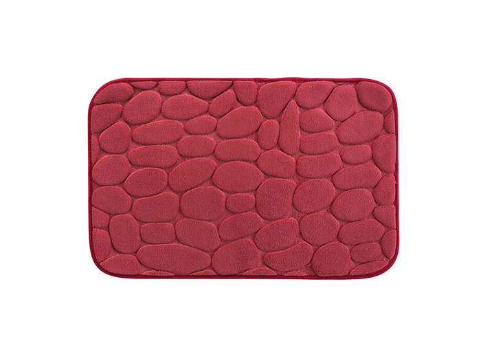 ricochet-embossed-microfiber-bathroom-mat-raspberry-red-40cm-x-60cm