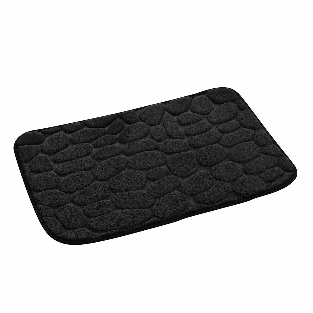embossed-solid-microfibre-bathroom-mat-black-50cm-x-80cm