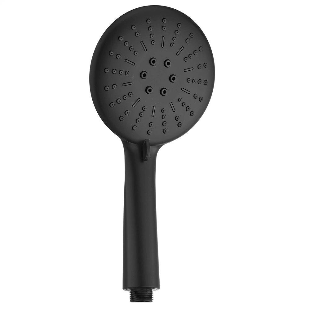 hydro-shower-plastic-head-with-water-saver-black-23-5cm