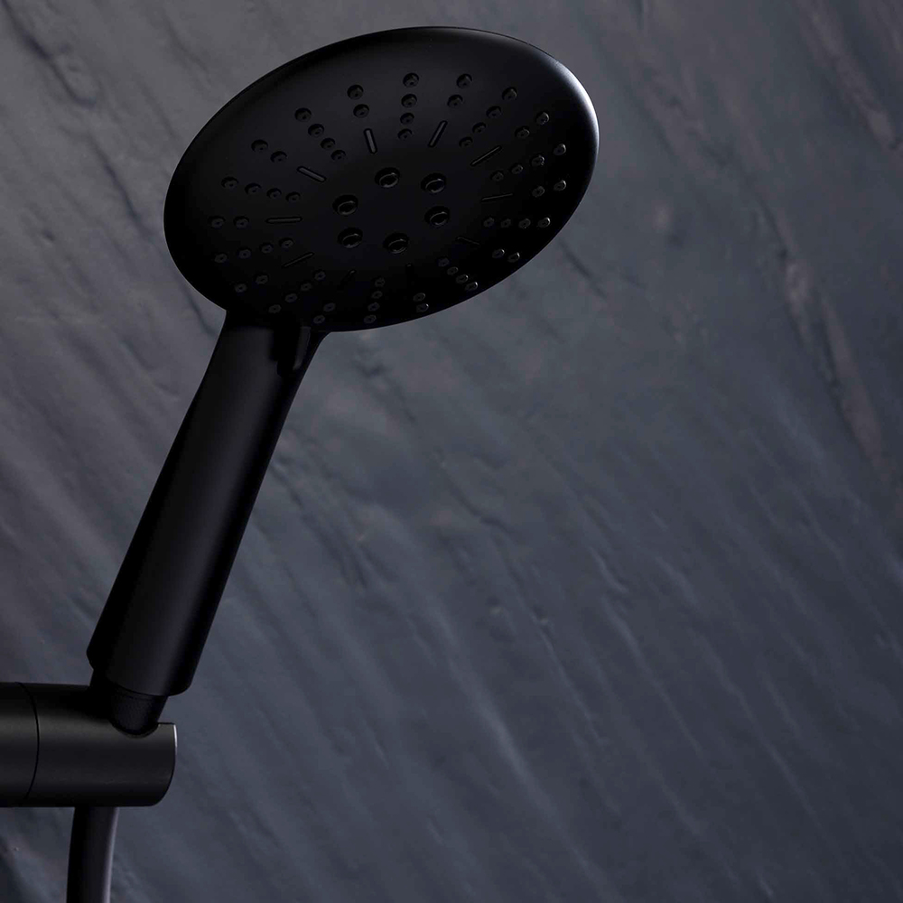 hydro-shower-plastic-head-with-water-saver-black-23-5cm