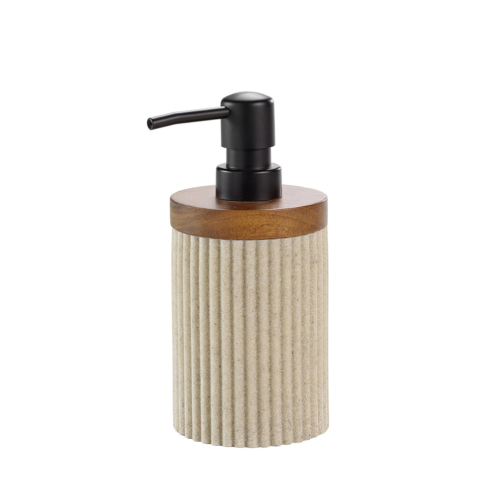niagara-polyresin-acacia-wood-liquid-soap-dispenser-beige-17cm