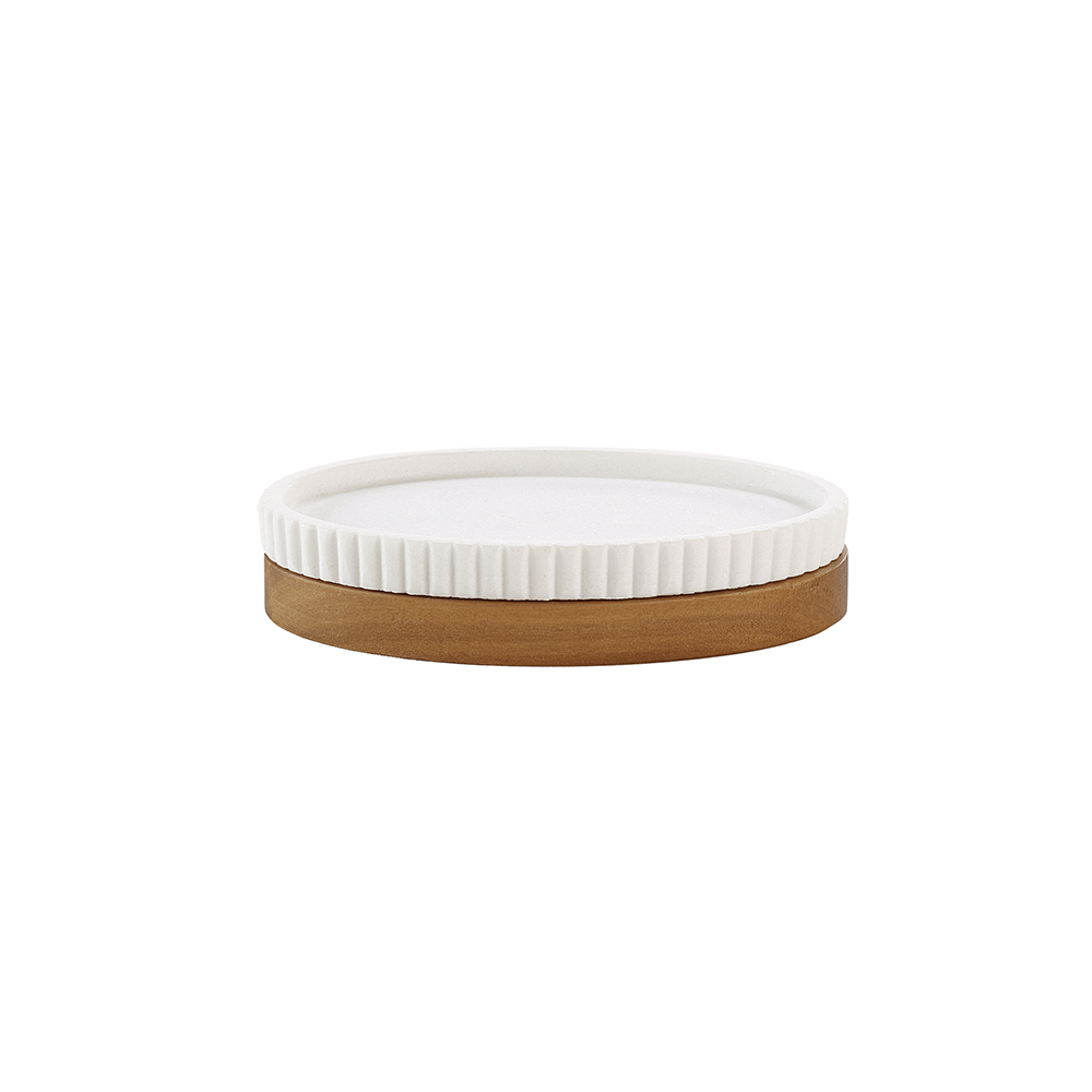 niagara-polyresin-acacia-wood-soap-dish-white-14cm