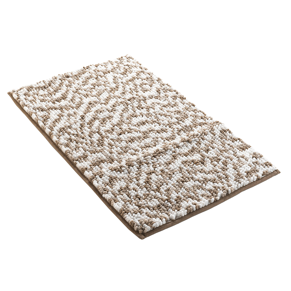 friza-tricolour-microfibre-bathroom-mat-white-brown-45cm-x-75cm