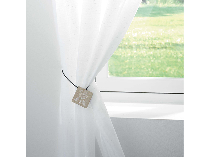 hope-printed-mdf-magnetic-curtain-tieback-white-43cm-x-6cm