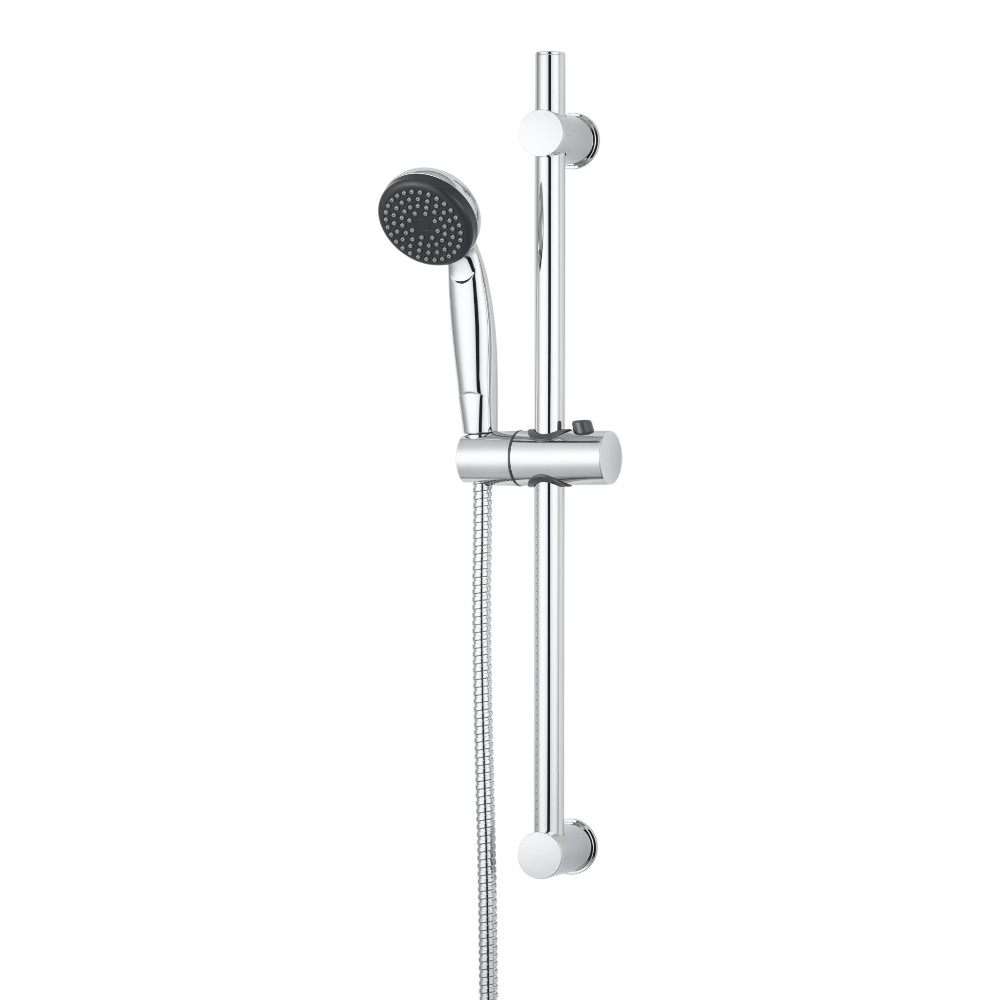 goodhome-blyth-shower-set-4-pcs-head-hose-hook-riser-rail-chrome-effect