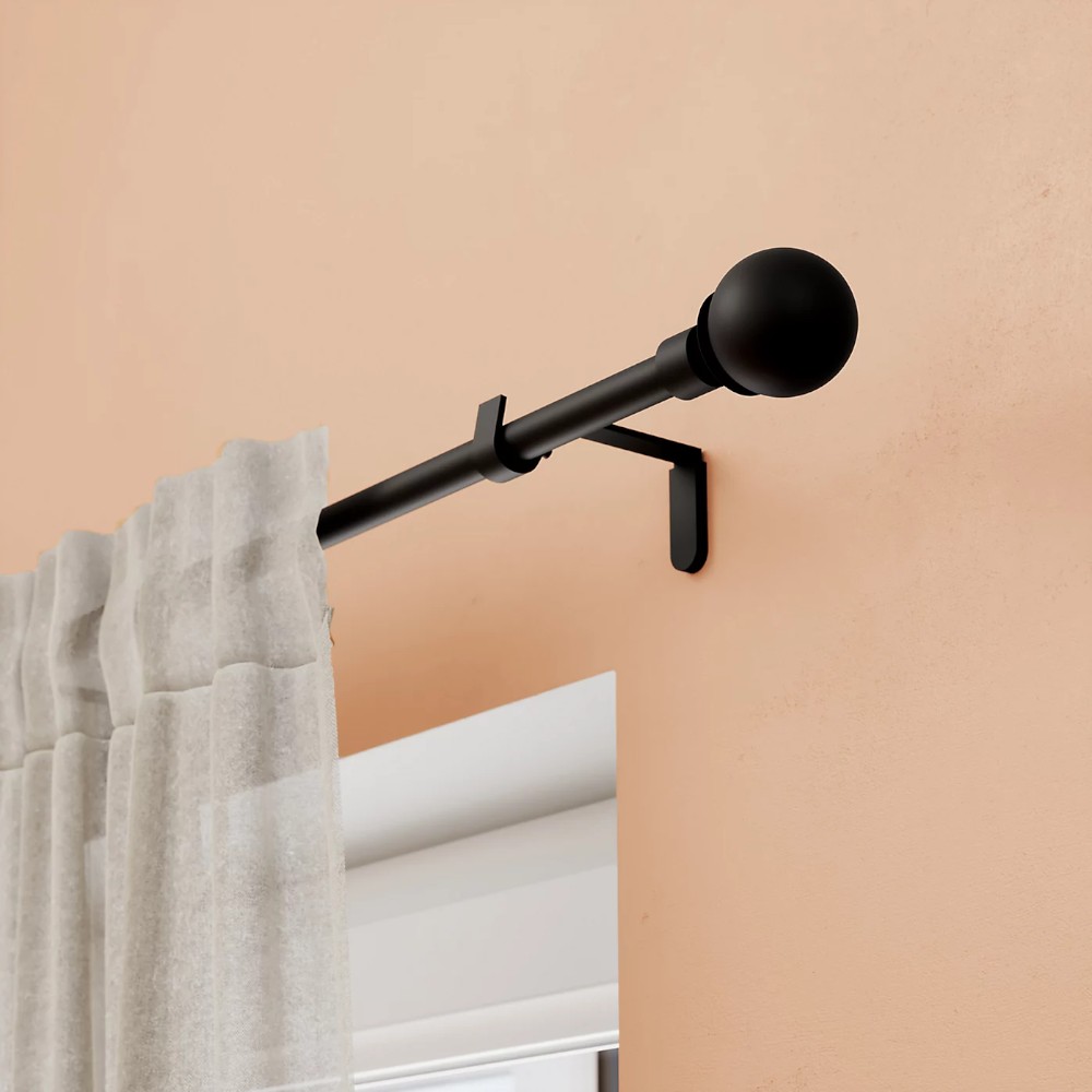 goodhome-araxos-matt-black-1619mm-ball-single-set-extendible-120210