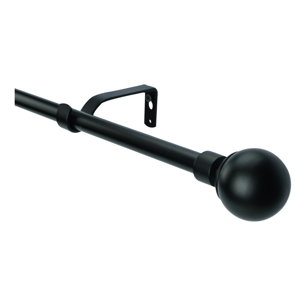 goodhome-araxos-matt-black-1619mm-ball-single-set-extendible-200330