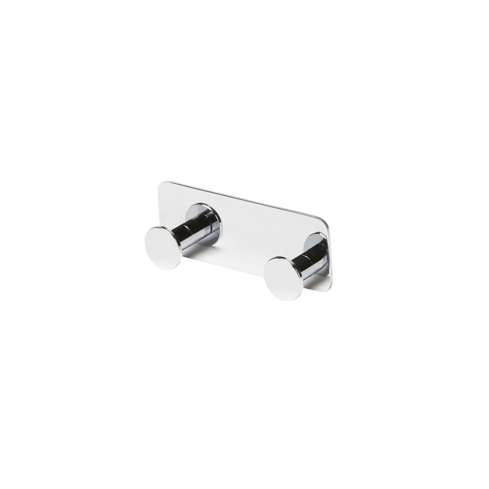 goodhome-koros-rail-with-2-hooks-chrome