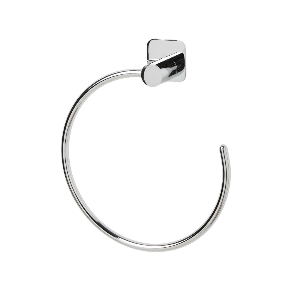 goodhome-koros-towel-ring-chrome