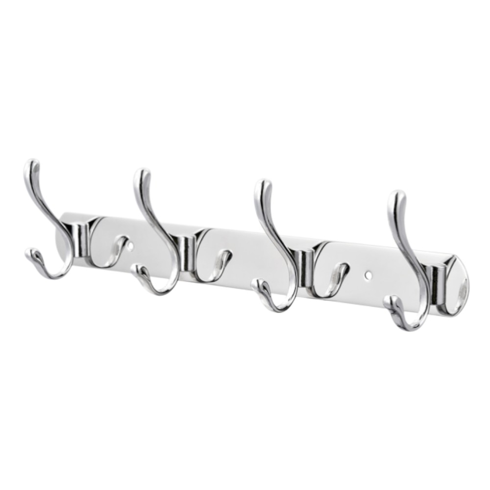 goodhome-ormara-4-hook-rail-wall-mounted-stainless-steel-silver