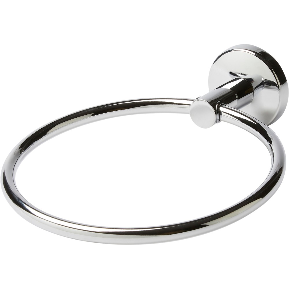 goodhome-ormara-towel-ring-steel-zinc-alloy-wall-mounted-silver