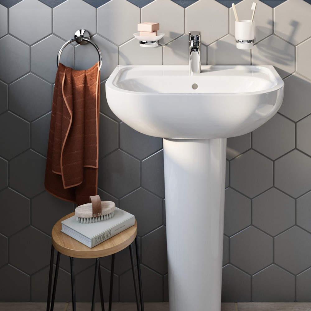 goodhome-ormara-towel-ring-steel-zinc-alloy-wall-mounted-silver