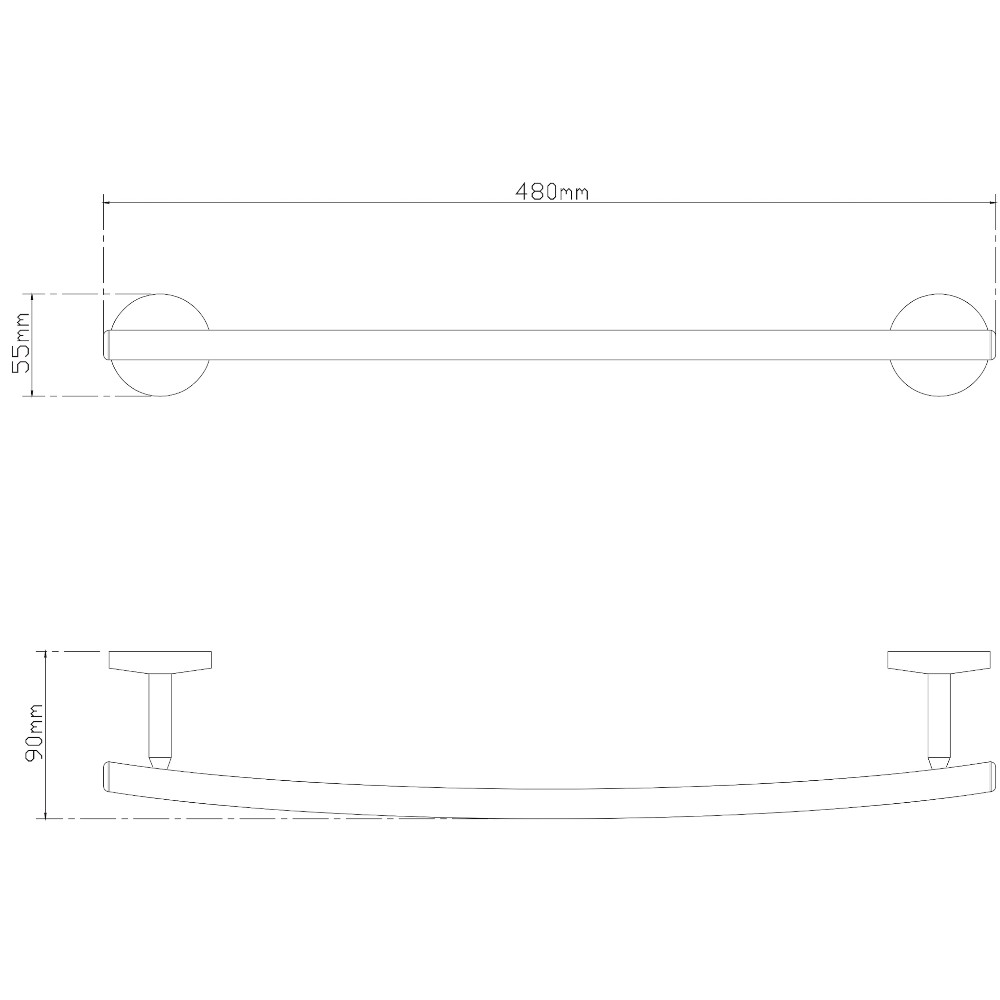 goodhome-ormara-silver-effect-iron-steel-wall-mounted-towel-rail-w-48cm