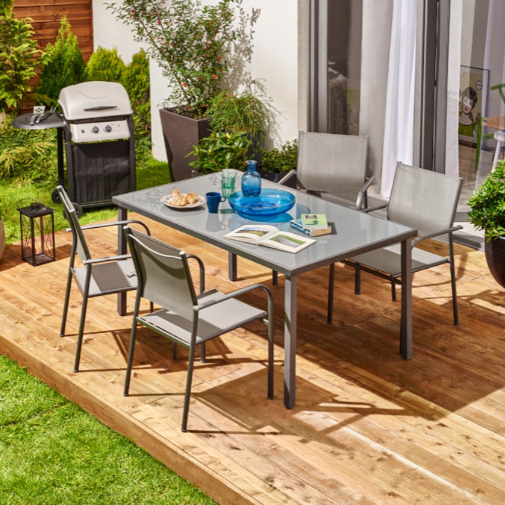 goodhome-outdoor-table-6-seater-dallas-steel-glass-grey