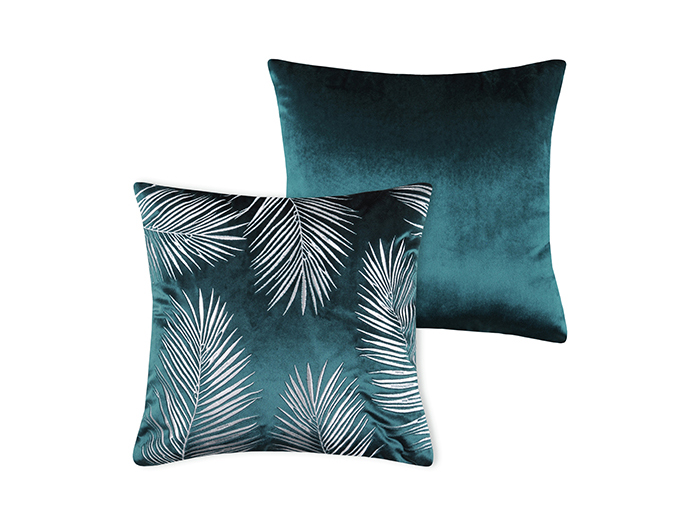 ibarra-emerald-green-palm-leaves-design-cushion-45-x-45-cm