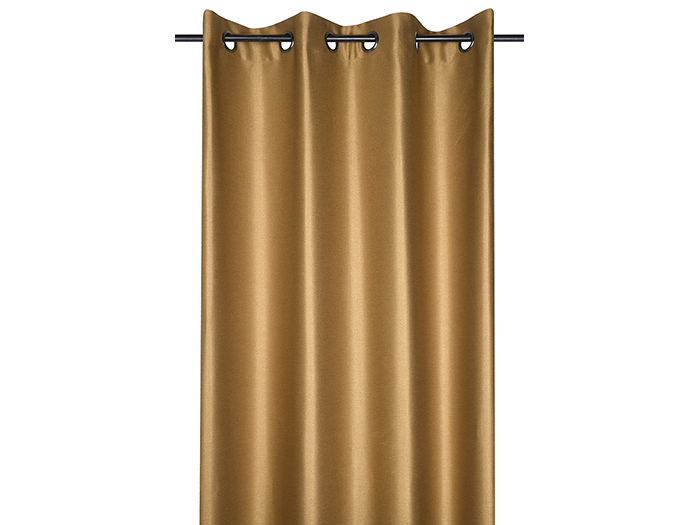 chevron-blackout-polyester-eyelet-curtain-gold-140cm-x-260cm