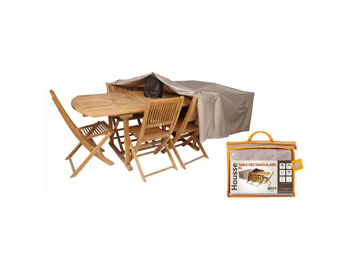 Housse de protection de table de jardin 240 x 130 x 60 cm