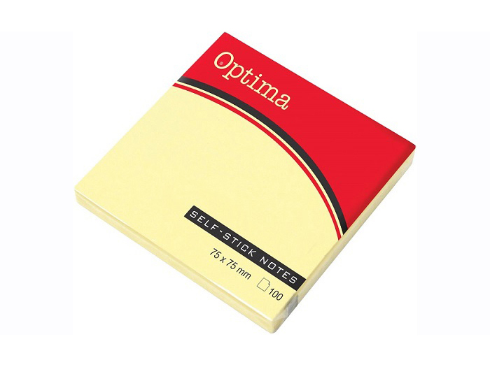 optima-sticky-notes-7-5cm-x-7-5cm-yellow