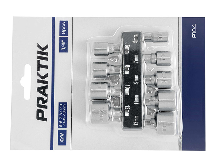 praktik-socket-bits-set-9-pieces