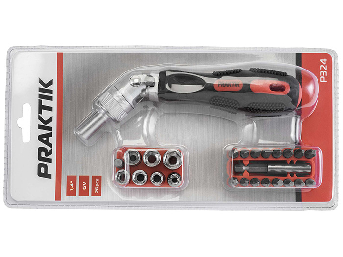 praktik-screw-driver-bits-with-hld-set-of-26-pieces