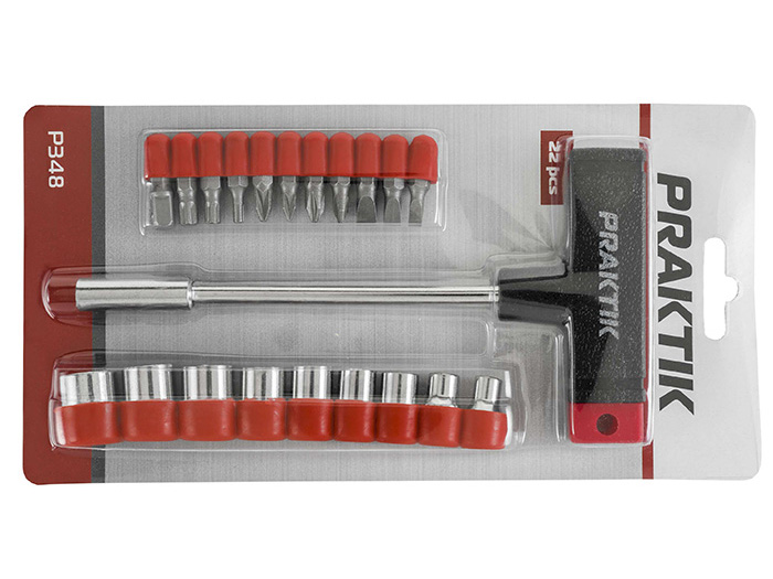 praktik-screw-driver-bits-handle-set-of-22-pieces