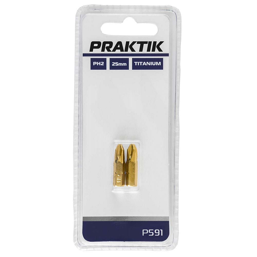 praktik-ph2-titanium-bits-25mm-pack-of-2-pieces