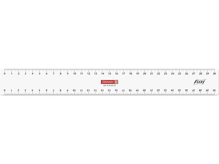 brunnen-flexible-ruler-white-30cm