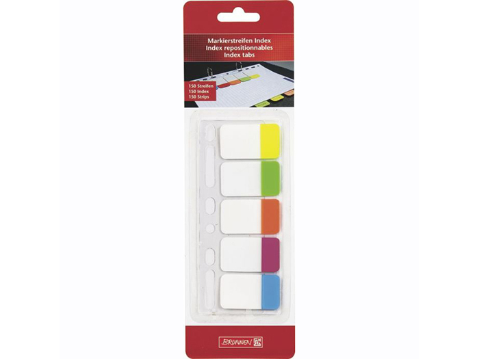 brunnen-index-marker-strips-x-150-in-5-colours