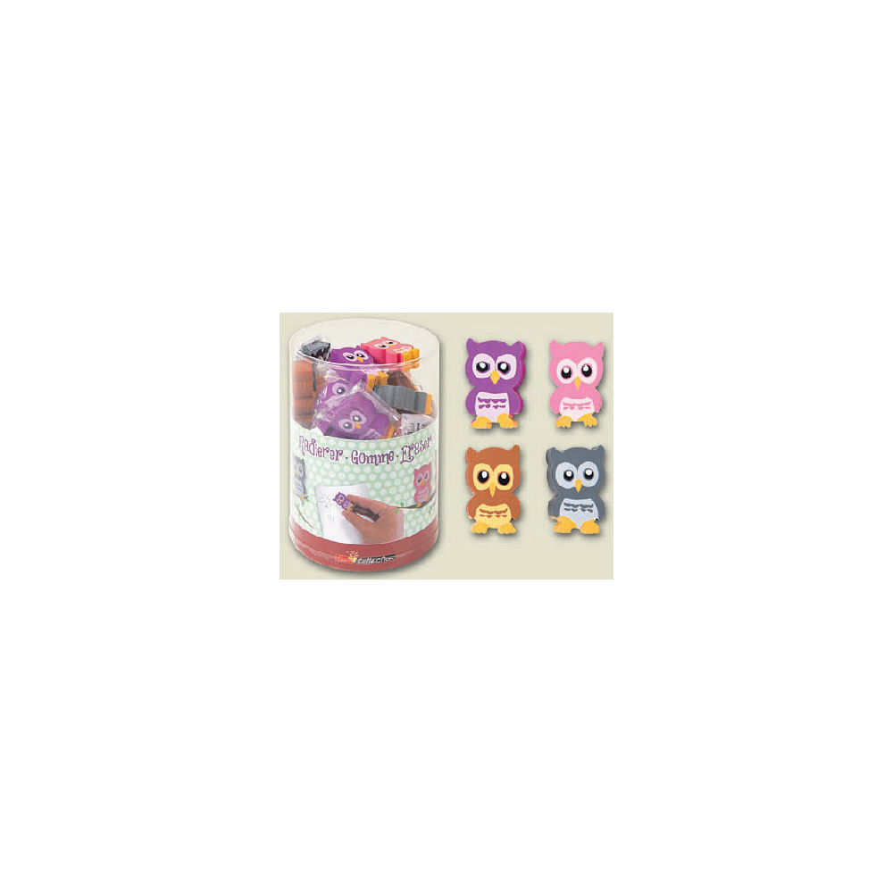 owl-shaped-eraser-4-assorted-colours