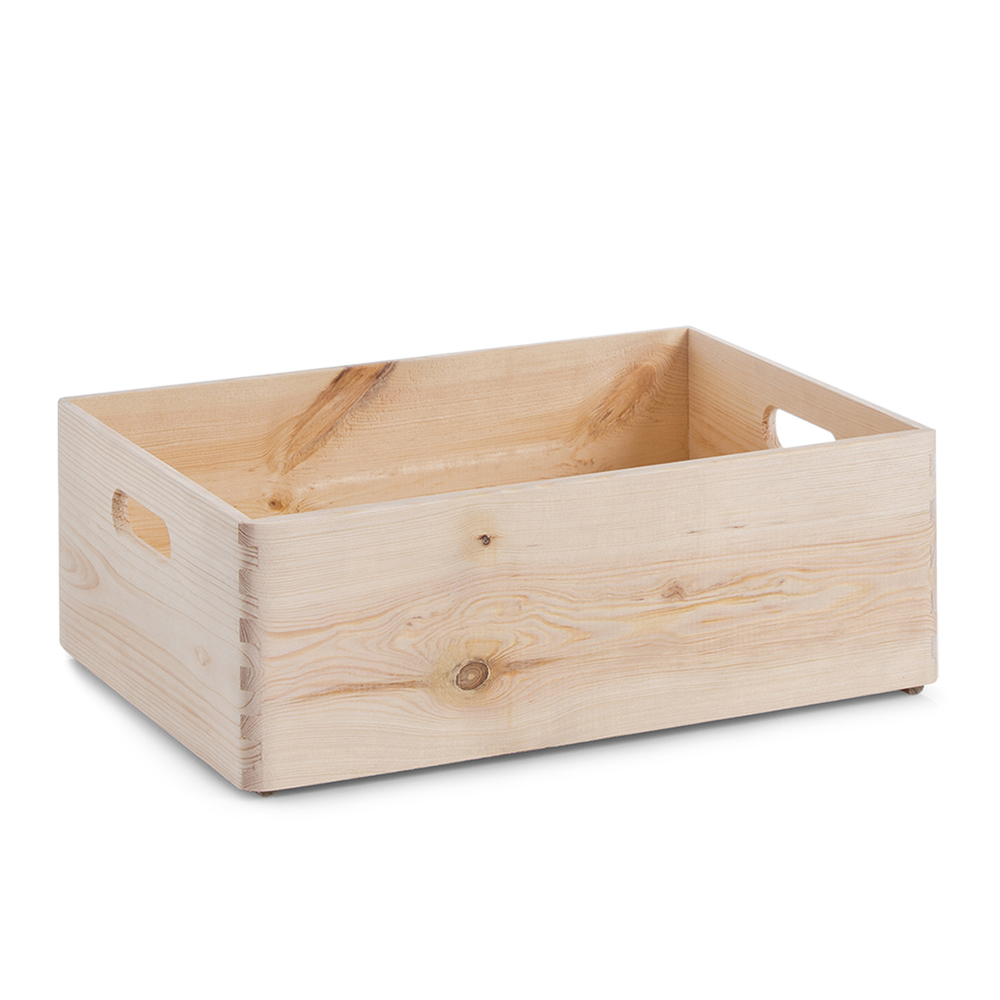 zeller-pine-wood-storage-box-40cm-x-15cm