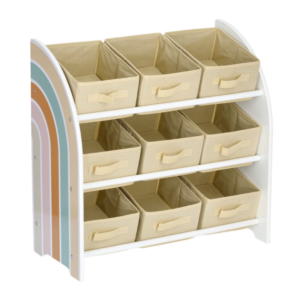 children’s-shelf-“rainbow”-with-9-boxes-mdffabric