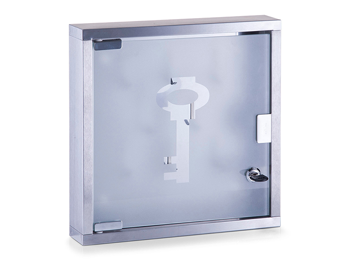 zeller-stainless-steel-glass-door-wall-hung-key-box