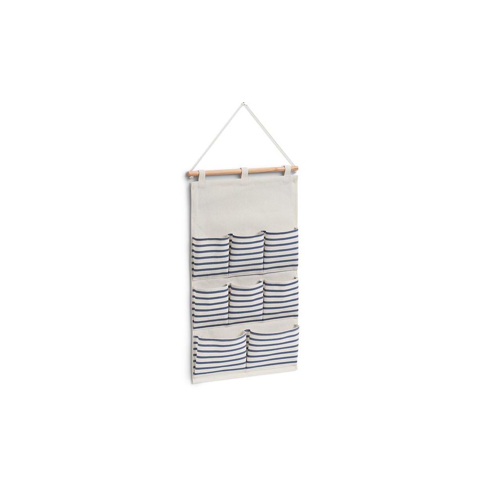 zeller-stripes-poly-cotton-hanging-storage-compartment