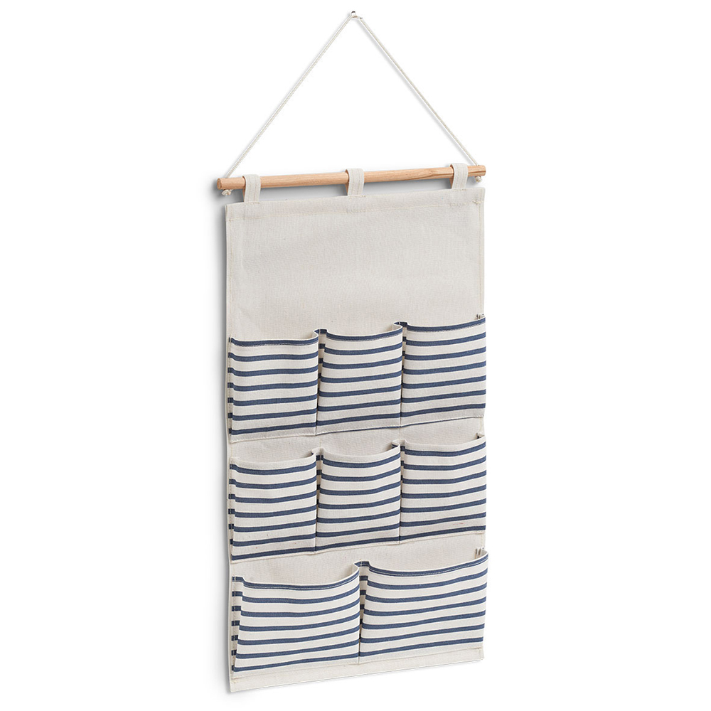 zeller-stripes-poly-cotton-hanging-storage-compartment