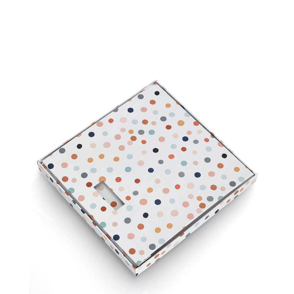 zeller-dots-recycled-cardboard-storage-box-33-5cm-x-32cm