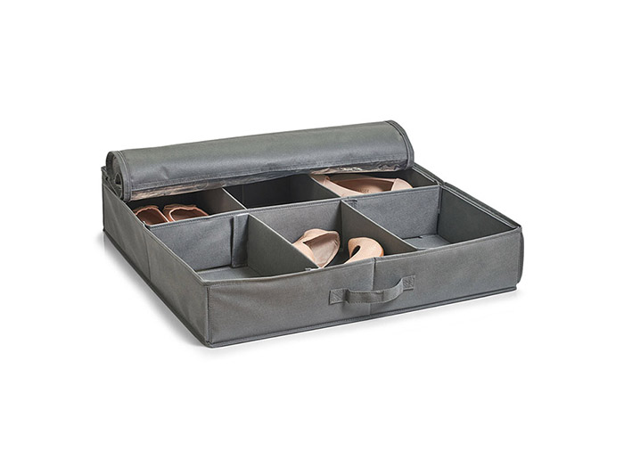 zeller-non-woven-flexible-shoe-storage-box-grey