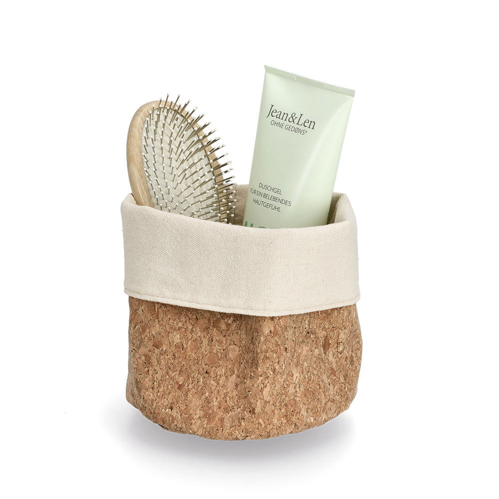 zeller-cork-cotton-storage-basket-13cm