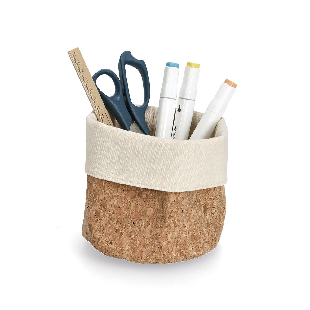 zeller-cork-cotton-storage-basket-13cm