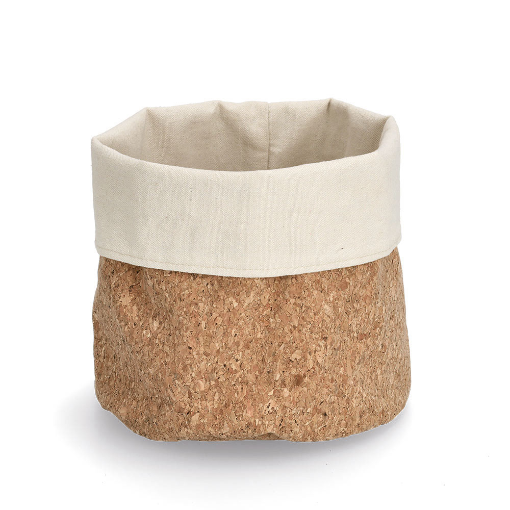 zeller-cork-cotton-storage-basket-20cm