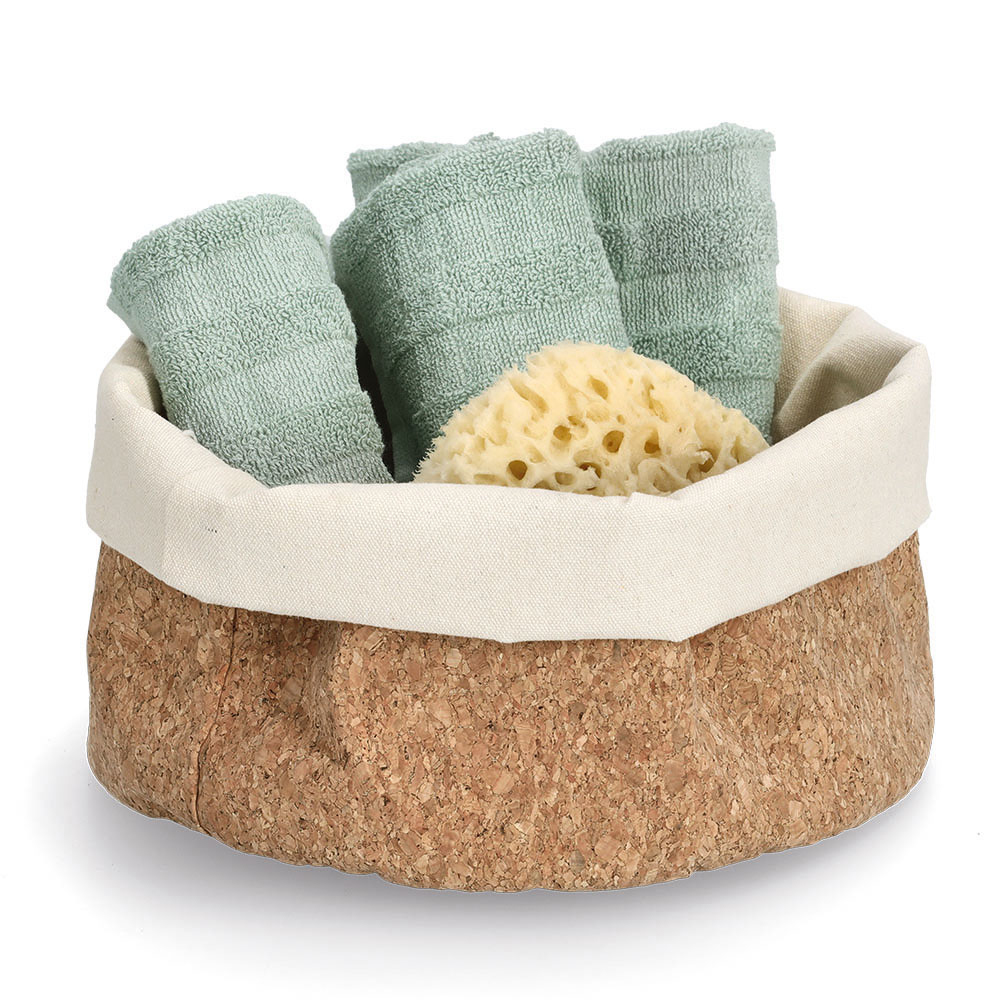 zeller-cork-cotton-storage-basket-25cm